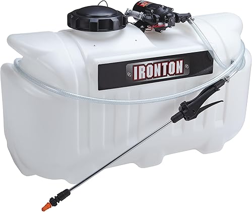 Ironton Rociador puntual ATV - Capacidad de 26 galones, 2.1 GPM, 12 voltios