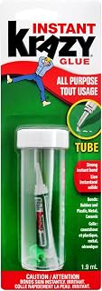 Krazy Glue All-Purpose Original Instant Glue, 1.9ml Tube (6155010100)