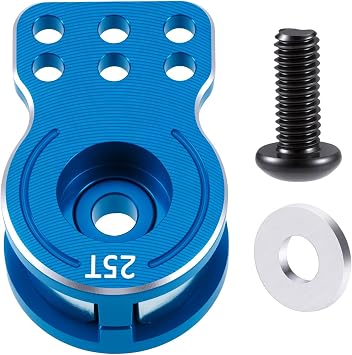 AXspeed 25T Servo Saver Arm Aluminium Servo Horn for 112 Tamiya Lunch Box Upgrade Blue