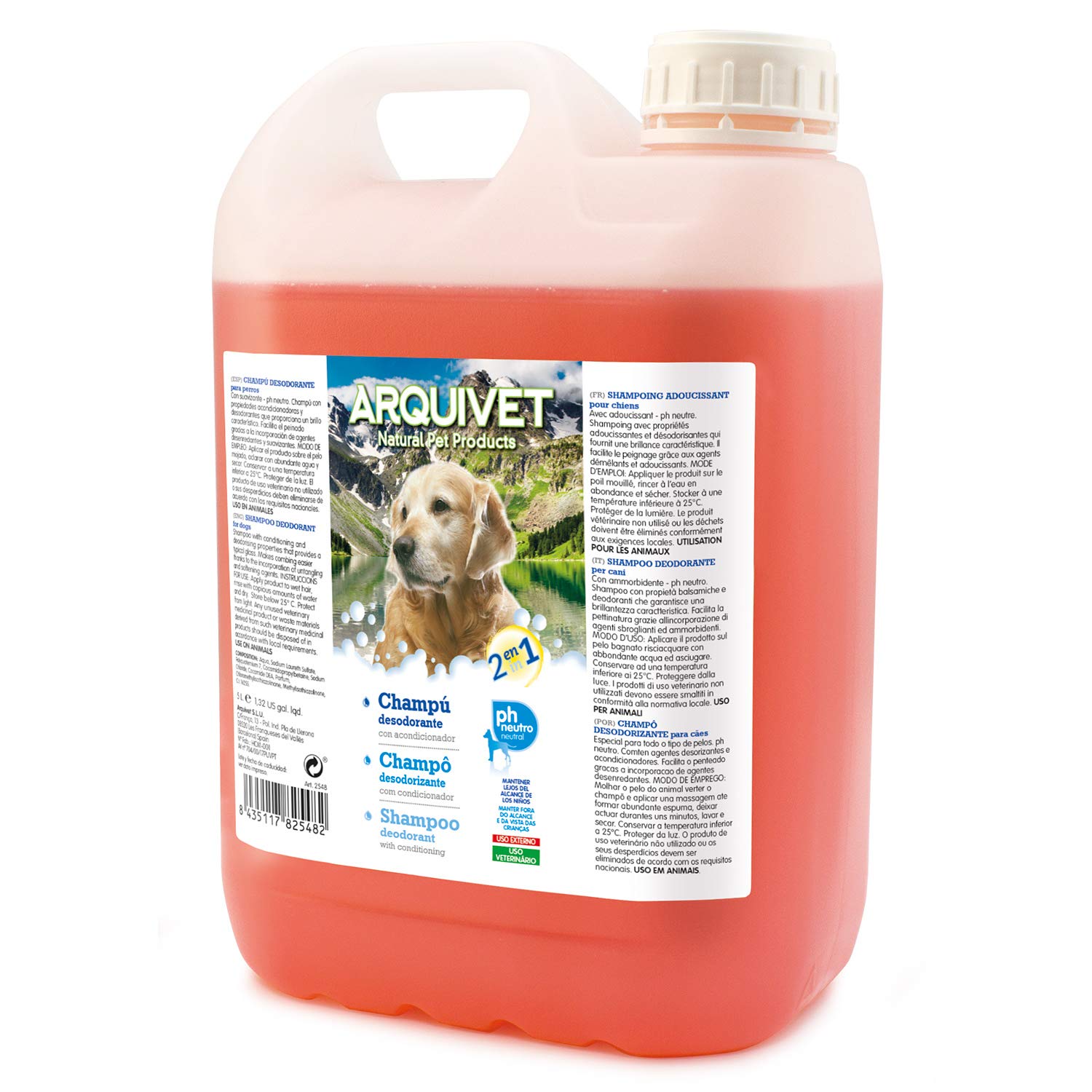 Arquivet 8435117825482 – champu Dezodorant 2 w 1 5L