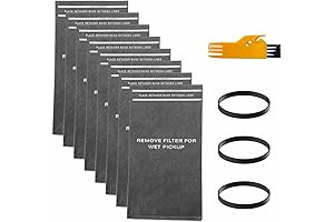 8 Pack Replacement Filter Bags for Craftsman 2.5-Gallon Shop Vacuums
