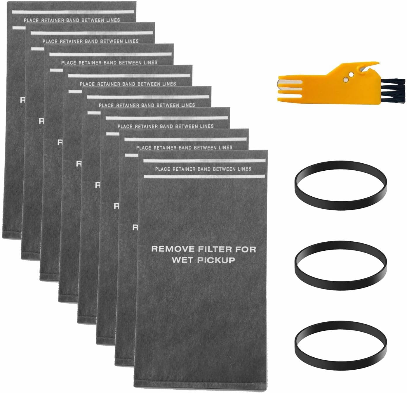 SpaceTent 10-Pack Shop Vac Filter Bags For Craftsman 4-Gallon Wet/Dry Vac - CMXZVBE43271 Compatible