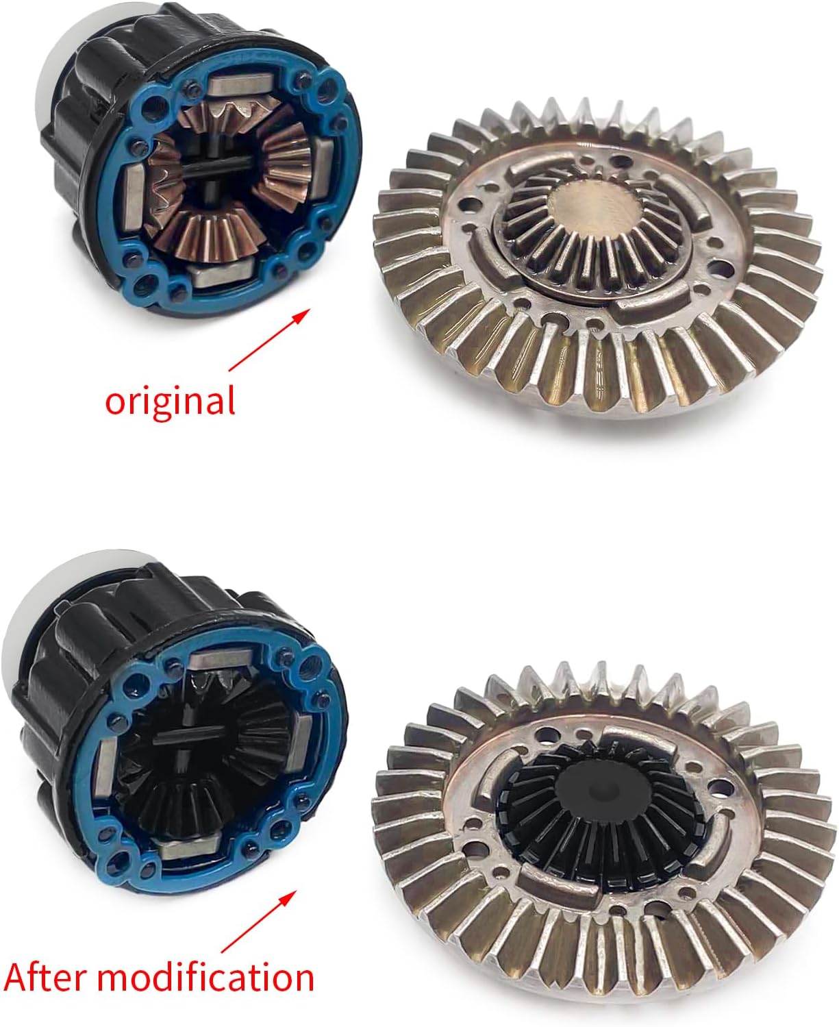 LSG RC Bevel Diff Gear Steel Front Middle Rear Differential Gear Set for 1/5 Tra-xxas X-MAXX 6S 8S 1/6 4WD XRT RC Car Upgrade Part