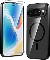 Vista 181 de FNTCASE Funda para iPhone 15 Plus: Fundas magnéticas transparentes para teléfono con protector de pantalla compatible con Magsafe Slim Anti