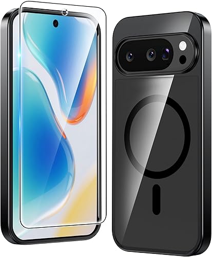 Miniatura 258 de FNTCASE para iPhone Air Case Clear: Fundas magnéticas para teléfono con protector de pantalla a prueba de caídas, compatibles con Magsafe, delgadas