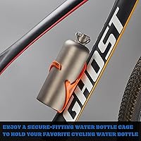 Vista 5 de corki Cycles Soporte para botella de agua para bicicleta, con carga lateral derecha, jaula para botella de agua para carretera, MTB, bicicleta