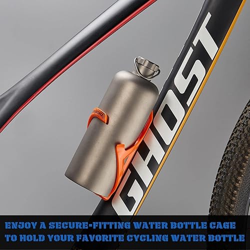 Miniatura 5 de corki Cycles Soporte para botella de agua para bicicleta, con carga lateral derecha, jaula para botella de agua para carretera, MTB, bicicleta de