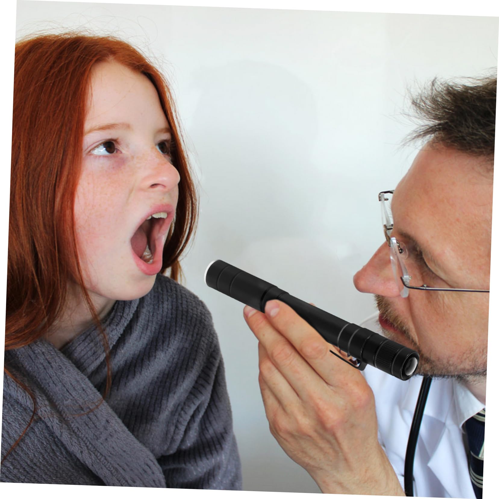 HOMOCONO Doctor Pen Light Black Doctor Pen for Diagnose Nursing Pen Light Pen Light Aluminum Alloy