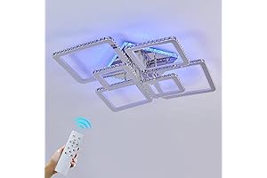 ASGYISA Color Changing Crystal Chandelier