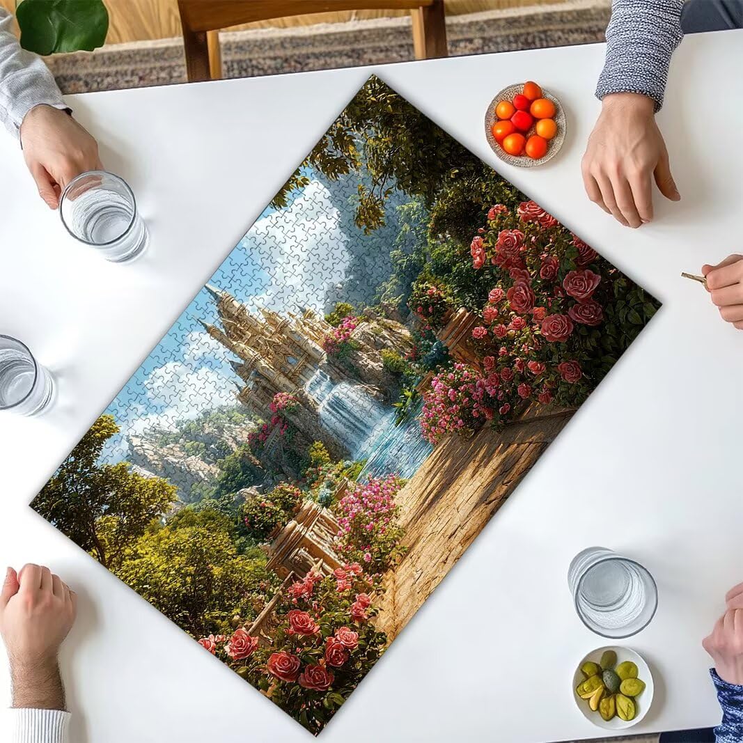 Puzzle 1500 Piezas, Puzzle Castillo de Madera para Adultos, Regalos -2440