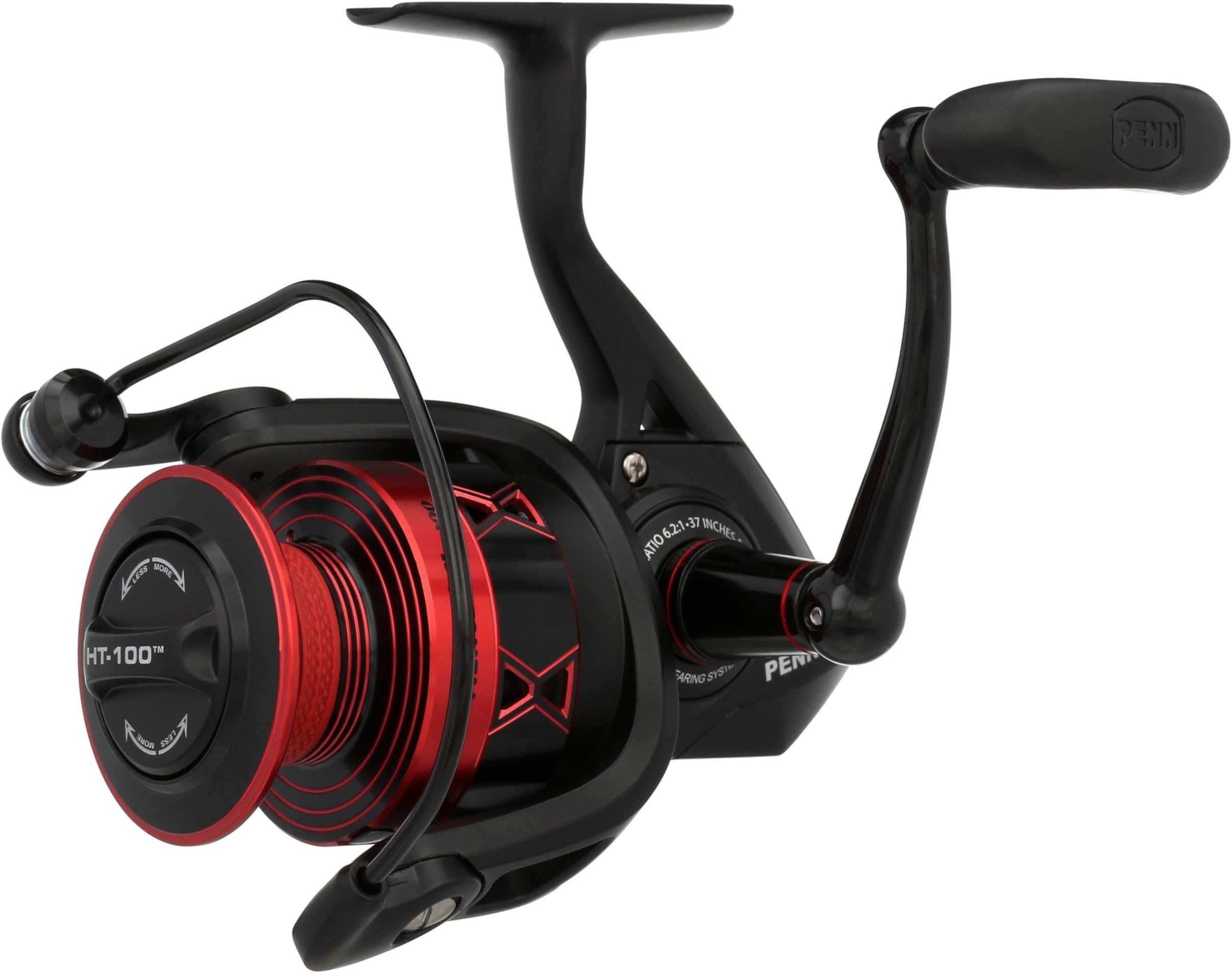 Fierce IV Saltwater Spinning Reel โ Versatile Sea Fishing Reel For Boat, Kayak, Shore, Spinning, Jigging, Surf, and All-Round Use, Black/Red