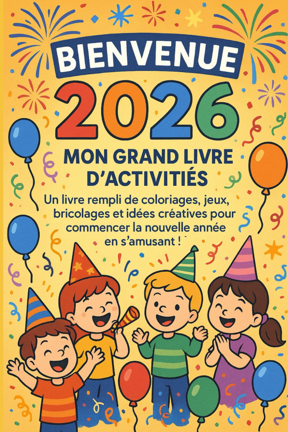 Bienvenue 2026: Mon Grand Livre d’Activités de la Nouvelle Année