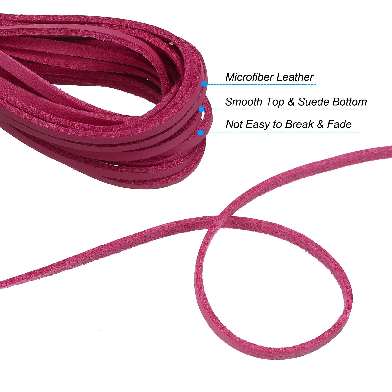 PATIKIL Faux Suede Leather Cord - Image 3