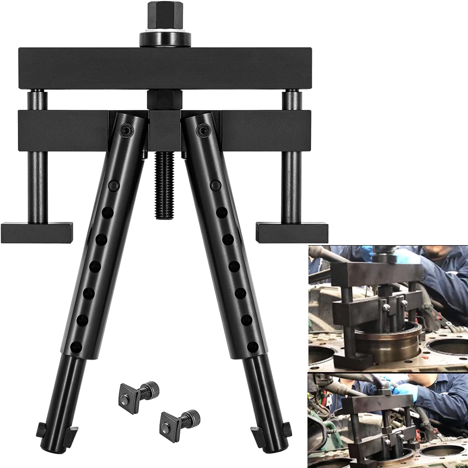 Universal Cylinder Liner Puller Assembly Heavy Duty Diesel