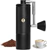 Molinillo de café manual TIMEMORE C5 ESP PRO con 50 ajustes, muelas de acero inoxidable de 42mm, manija plegable, totalmente metálico, para espresso, prensa francesa y V60, capacidad 30g 1