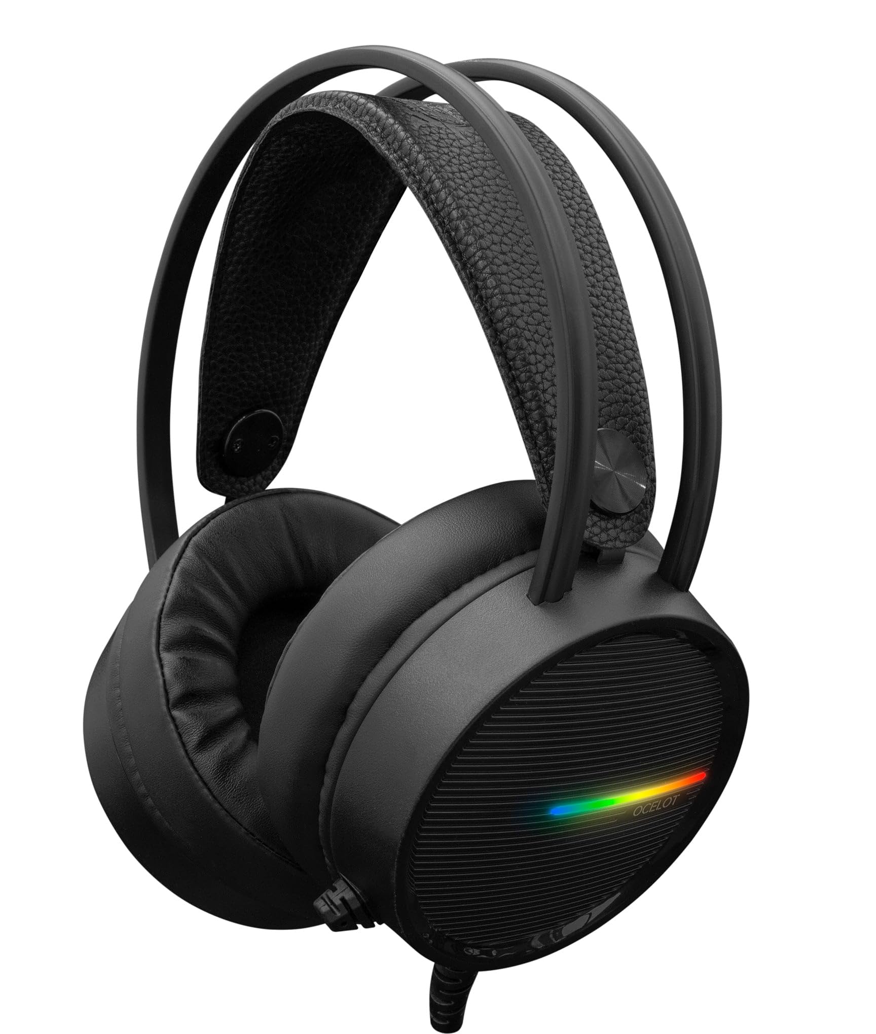 White Shark 266452 Cuffie Gaming con Microfono Nero, GH-2042 Ocelot Nero