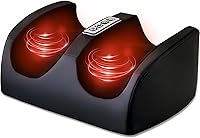 CCHYF Foot Massager with Heat: Electric Roller Deep Tissue for Feet & Calves, Plantar Fasciitis Neuropathy Pain Relief - Black