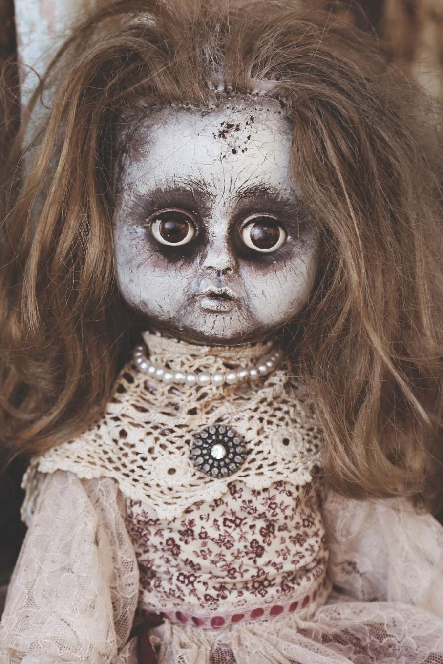 Creepy Doll Spooky Notebook: For Goths, Witches, & Paranormal Investigators