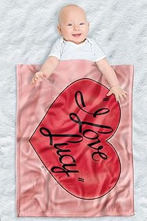 I Love Lucy Soft Fleece Baby Blanket for Infant Toddler, All Season Cozy Crib Throw 30