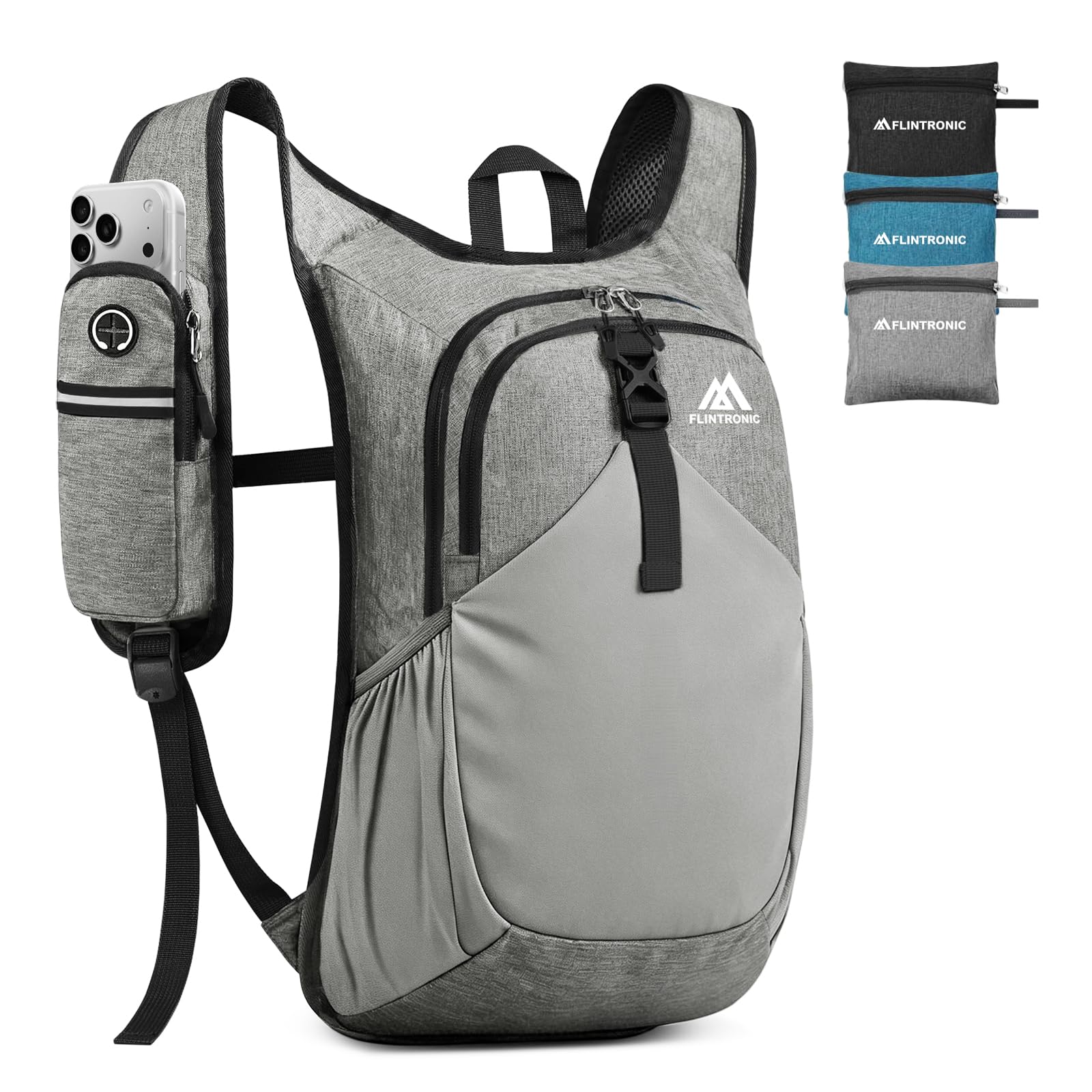flintronic Lightweight Hiking Backpack, 18L Foldable Waterproof Rucksack, Back Pack Rucksack for Men Women Kids, Walking Backpack for Outdoor Sports, Hiking, Travelling, Camping