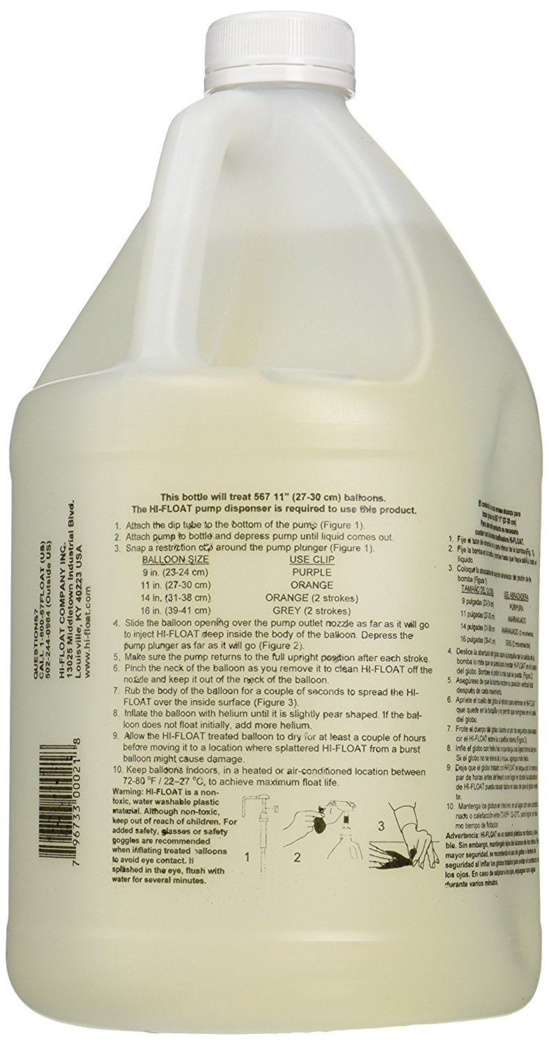 Buy HiFloat Company Ultra HiFloat Balloon, 2840ml, Multicolor, With