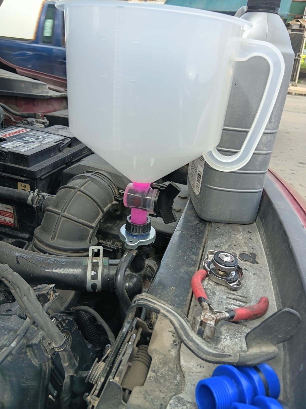 Smart Jerry - Coolant Bleeder Kit, Universal Radiator Burping Funnel ...