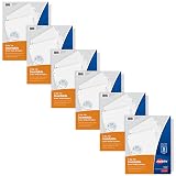 Avery Extra-Wide Big Tab Insertable Dividers for 3 Ring Binders, 5 Tab Sets, White Paper, Clear Tabs, Works With Sheet Protectors, 6 Sets (41121) – view 1