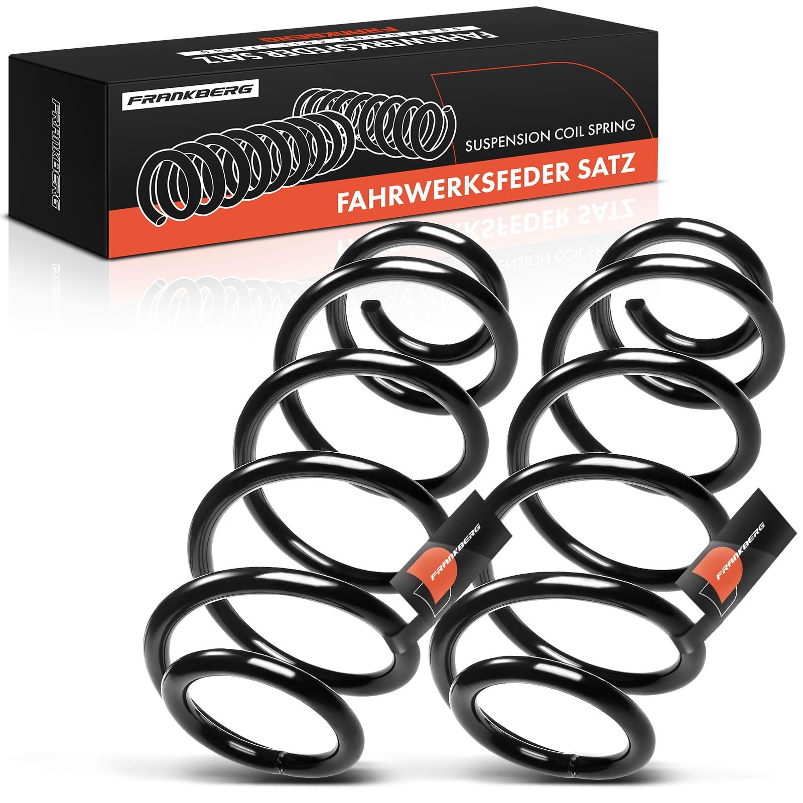 Frankberg 2x Muelles de chasis Muelles de suspensión Compatible con A4 8D2 P.a.s.s.a.t Variantee 3B5 A4 Avant 8D5 P.a.s.s.a.t Variantee 3B6 P.a.s.s.a.t 3B2 Replace# 8D0411105AQ