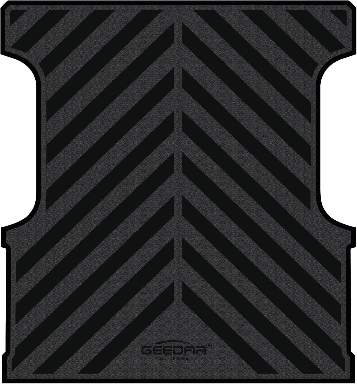 GEEDAR Heavy Duty Rubber Bed Mat — Custom Fit for Toyota Tundra 5.5 ft