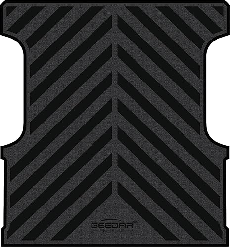 Miniatura 11 de GEEDAR Alfombrilla de Cama de Goma Resistente para Ford F-150 2015-2024 de 5.5 pies CrewCab, Incluye 22-24 Lightning Crew/Super Crew, Revestimiento