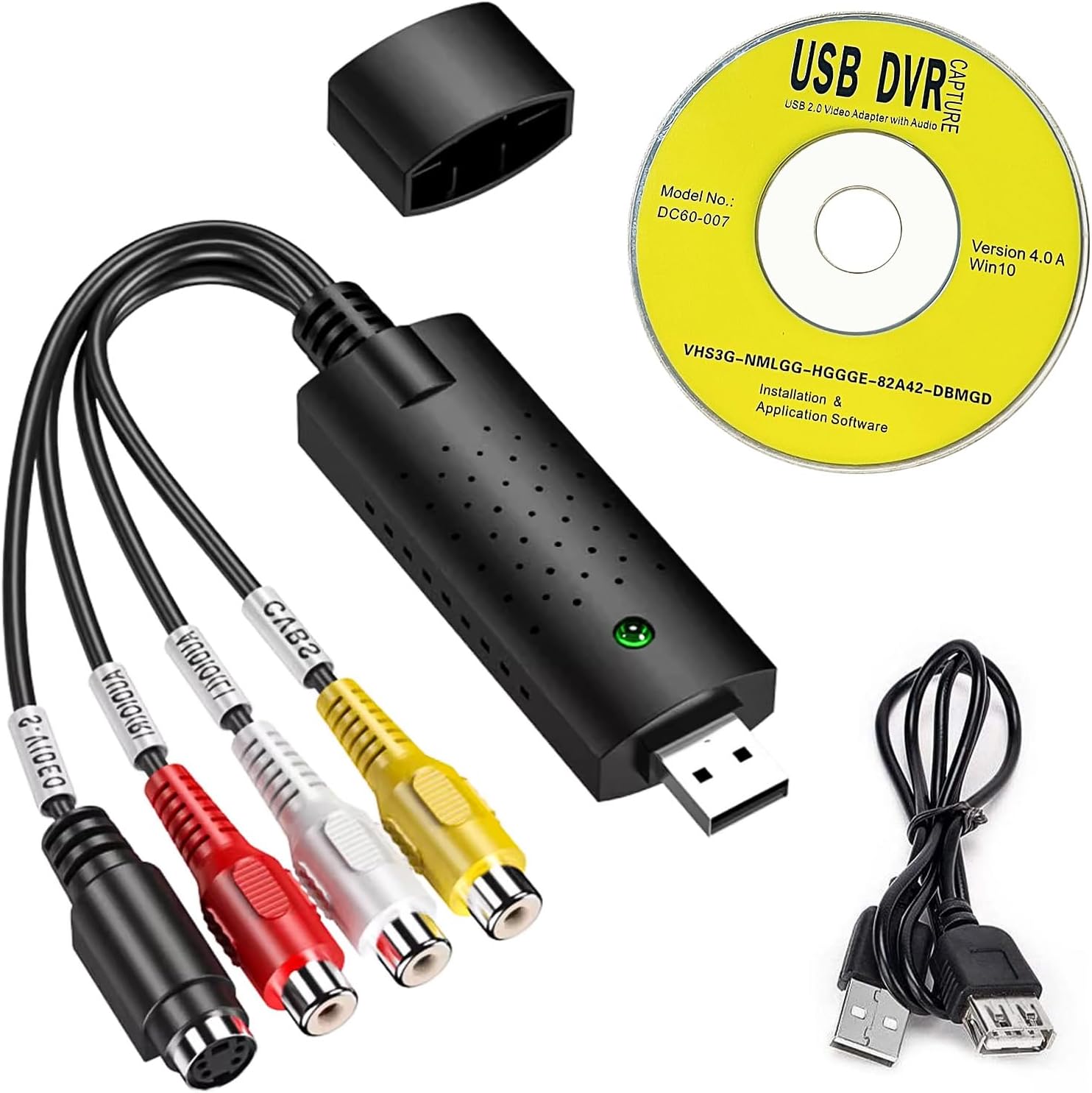 USB Video Grabber Konverter - Digitalisiere VHS Kassetten Auf PC & Mac