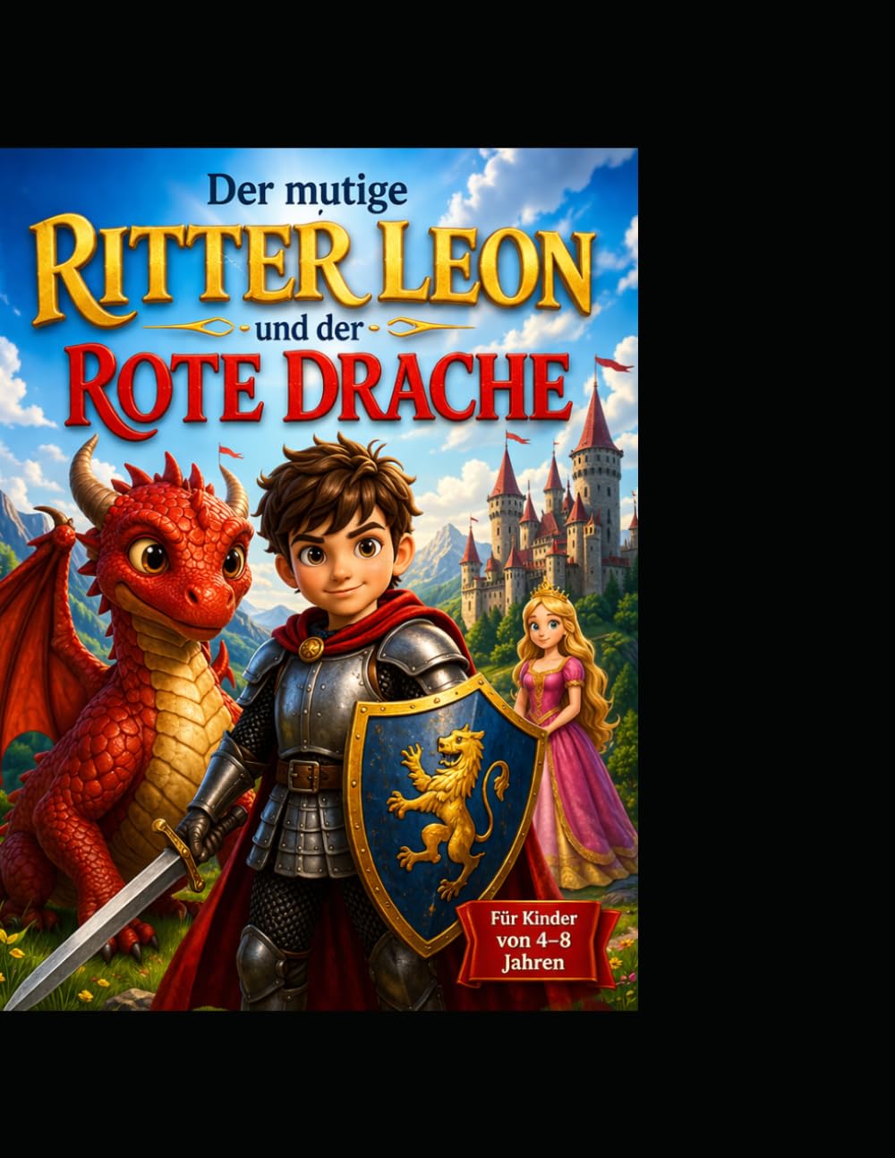 Der mutige Ritter Leon und der rote Drache: Für Kinder von 4–8 Jahren | Mit liebevollen Illustrationen und spannender Geschichte