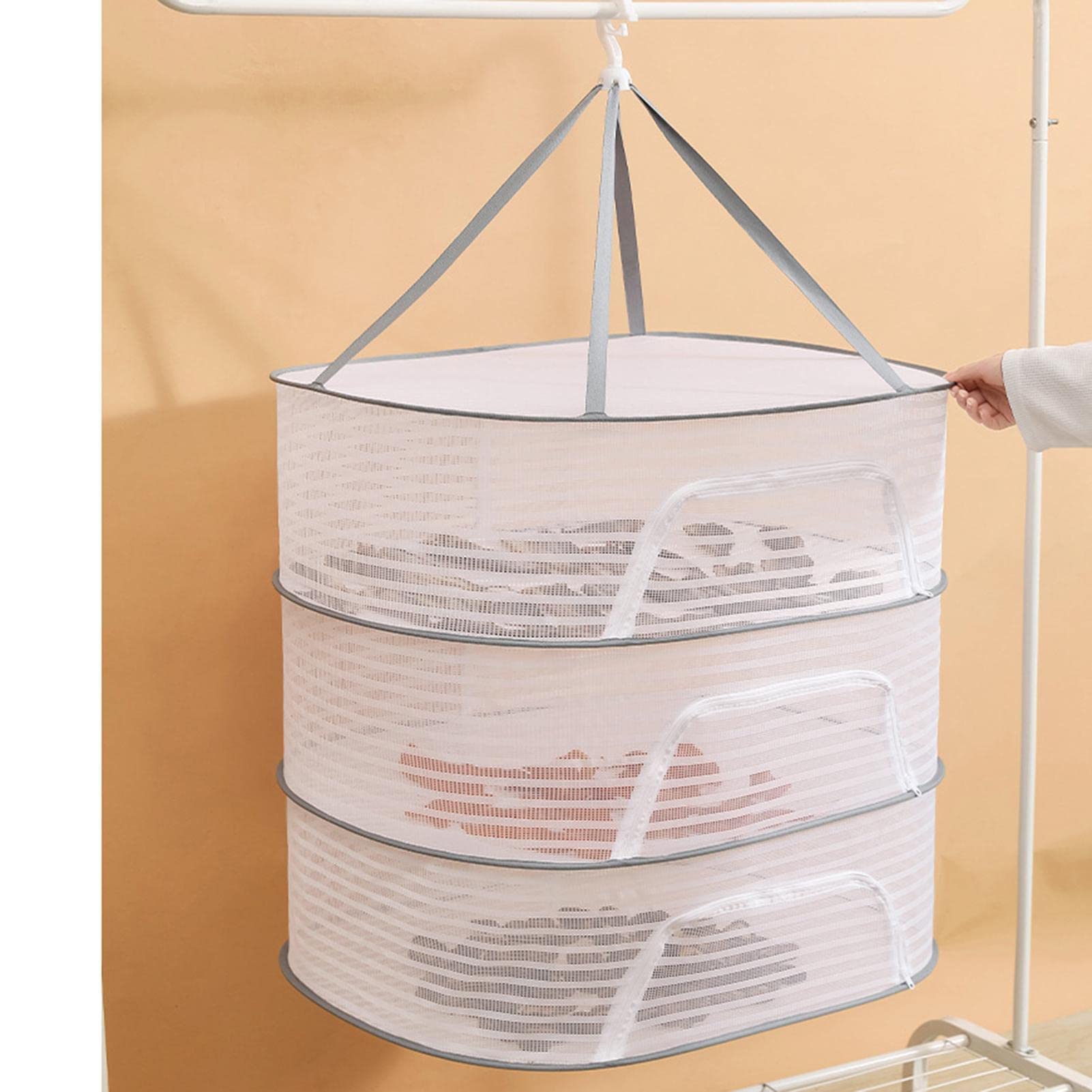 Rete Per Asciugatura Pieghevole Jeanny - 60x40cm, Per Maglioni, Costumi Da Bagno, Erbe E Frutta - Foto 11