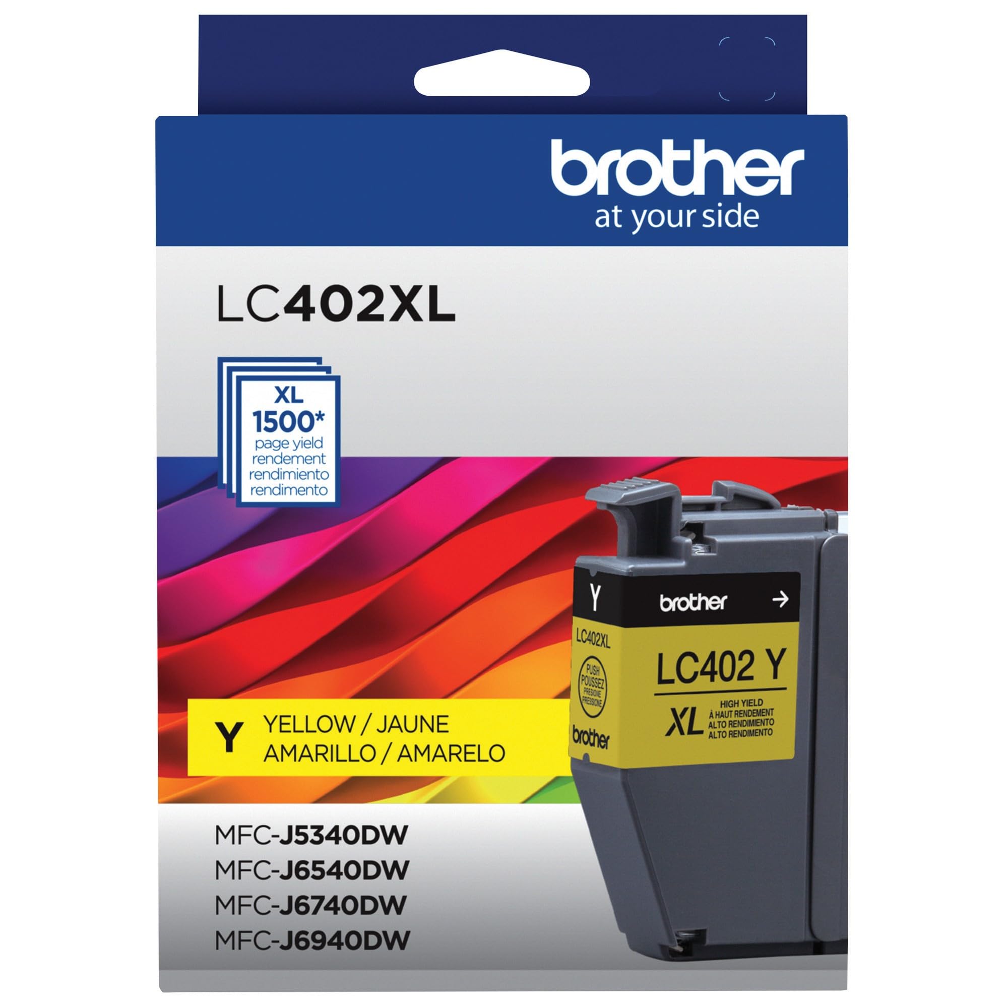 Brother Cartuccia d'inchiostro giallo originale LC402XLY ad alta resa