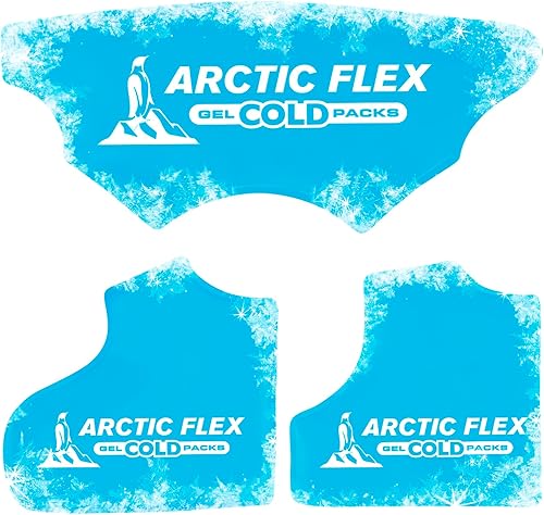 Miniatura 17 de Arctic Flex Paquetes de hielo de gel reutilizables para toda la cabeza, paquetes de gel caliente y frío para lesiones, alivio del dolor, hinchazón,