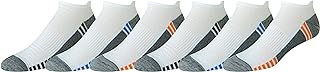 Amazon Essentials Mens Short No Show Socks - Performance Range Comfortable Cushioning Athletic 6 Pairs