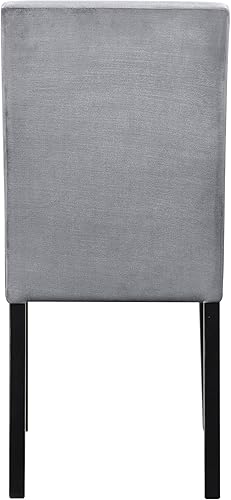 Miniatura 9 de Set of 2 Dining Chairs for Room, Table & Seating Chair Sets Kitchen - Casual Upholstered Side Chairs with Wood Frame Furniture,Black-4pcs