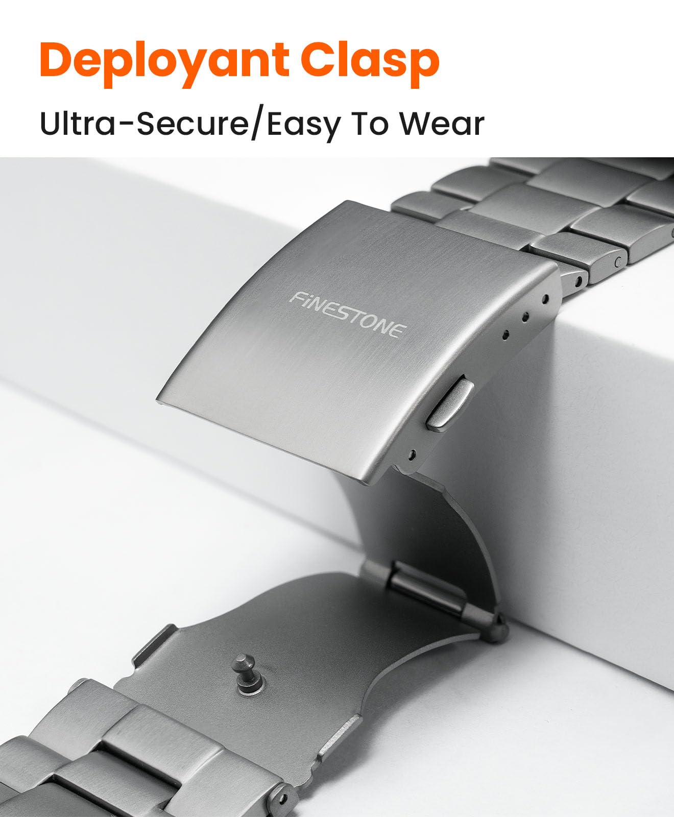Tytanowy pasek do Apple Watch ULTRA & ULTRA 2: 49 mm regulowany tytanowy pasek do Apple Watch - lekki pasek do iWatch Apple Watch ULTRA 2 i ULTRA 49 mm
