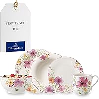 Villeroy & Boch – Mariefleur Starter Set 10 Pezzi Variopinto, Lavabile in Lavastoviglie