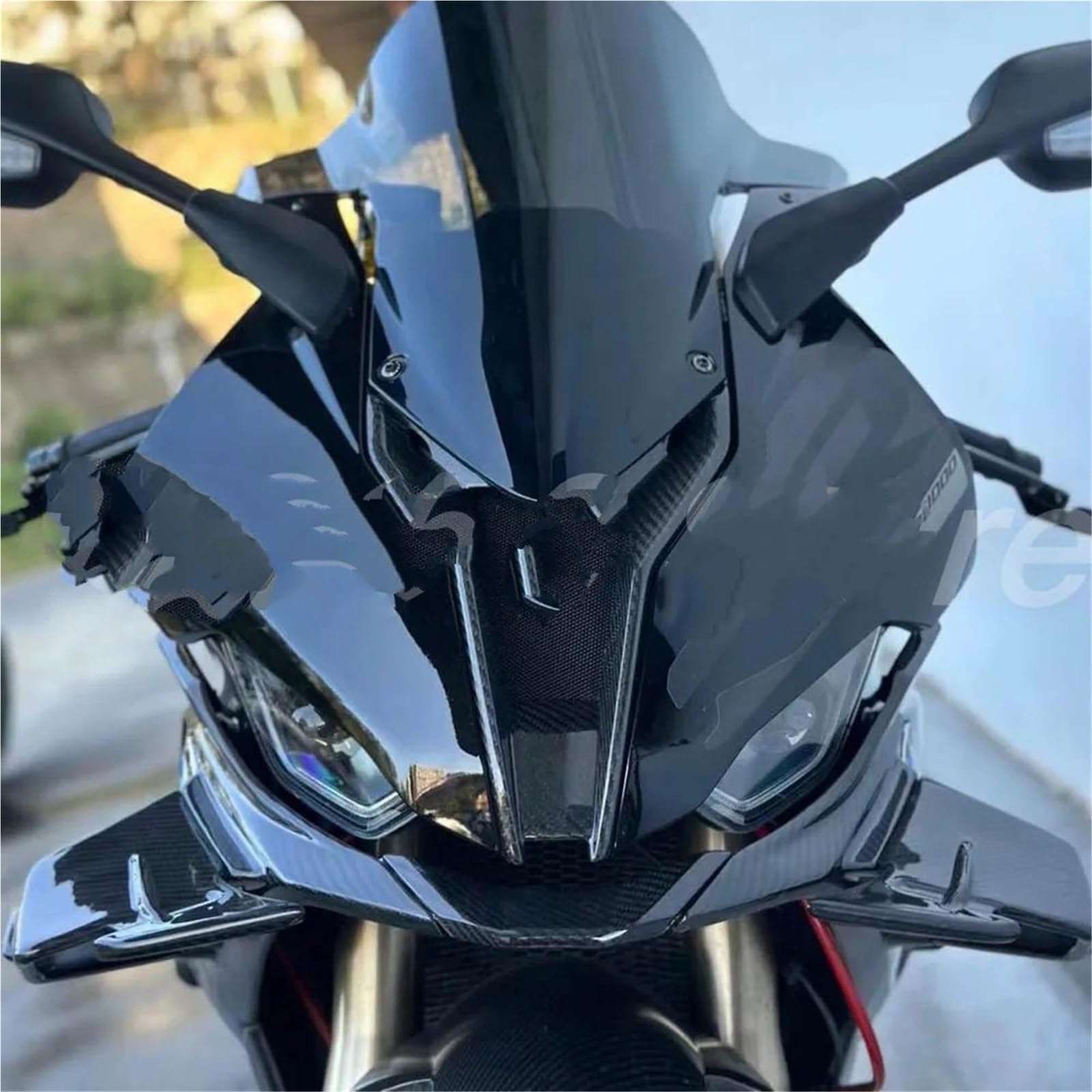 Motorcycle Tail Seat Akcesoria motocyklowe z włókna węglowego Forward Air Lip Cover Fairing pasujące do BMW S1000 RR M1000RR 2023+ Rear Fairing Seat Cowl(Full Carbon Fiber)