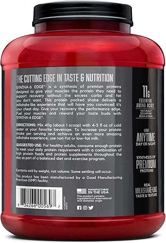 Miniatura 9 de Suplemento pretínico Syntha-6 Edge de BSN  834266005697 1 1