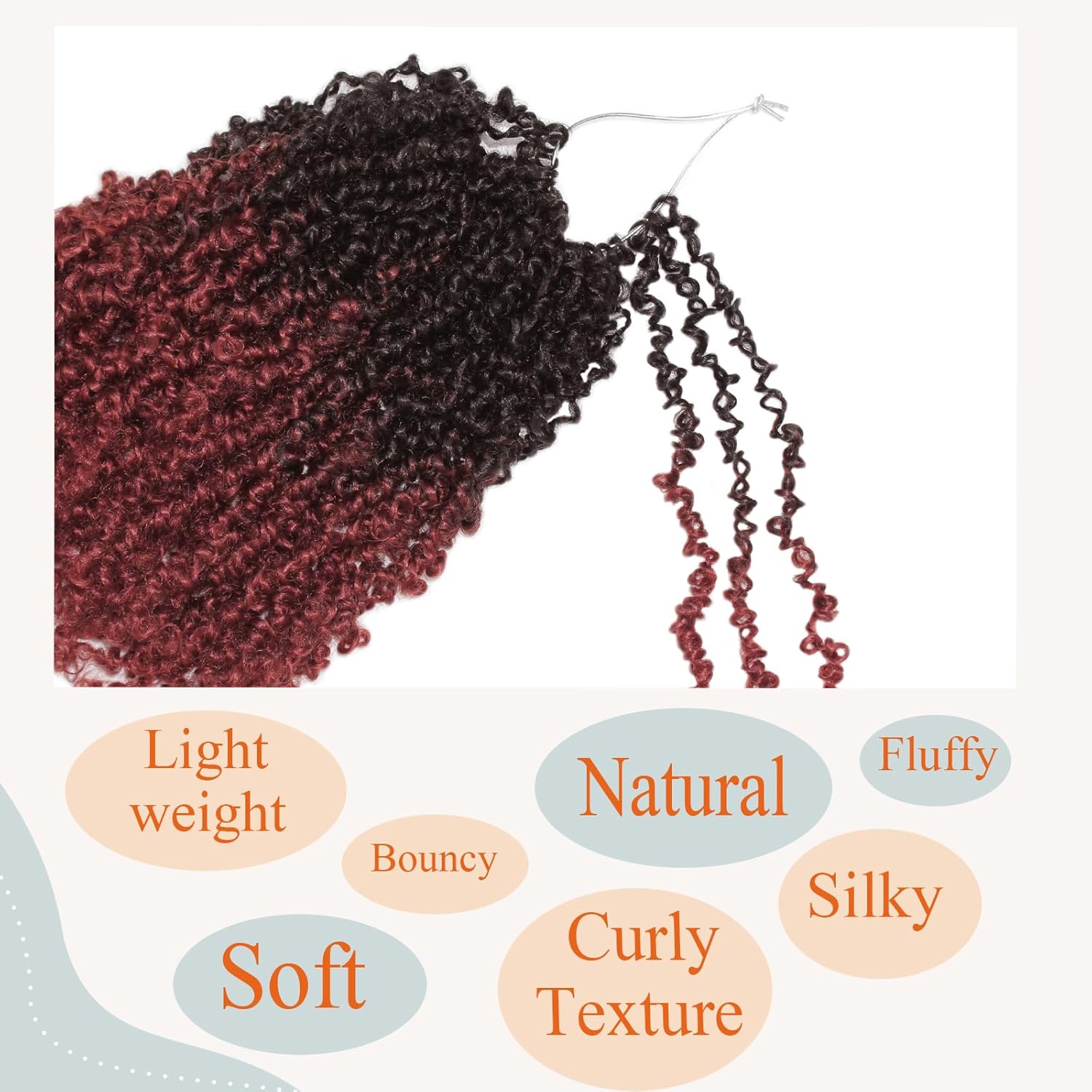 Yanky Twist Crochet Hair 12 Inch 9 Packs Pre Looped Mini Twist Yankee Twist Micro Yaki Twist Synthetic Curly Crochet Hair Extensions For Black Women (TBUG, 12 Inch)