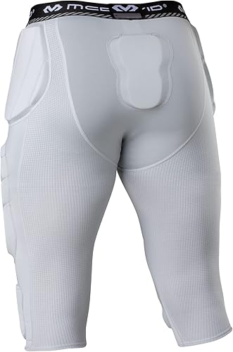 Miniatura 10 de Mcdavid Medias de compresión integradas de 7 almohadillas  para hombre, protección para caderas, muslos, coxis y rodillas, adulto