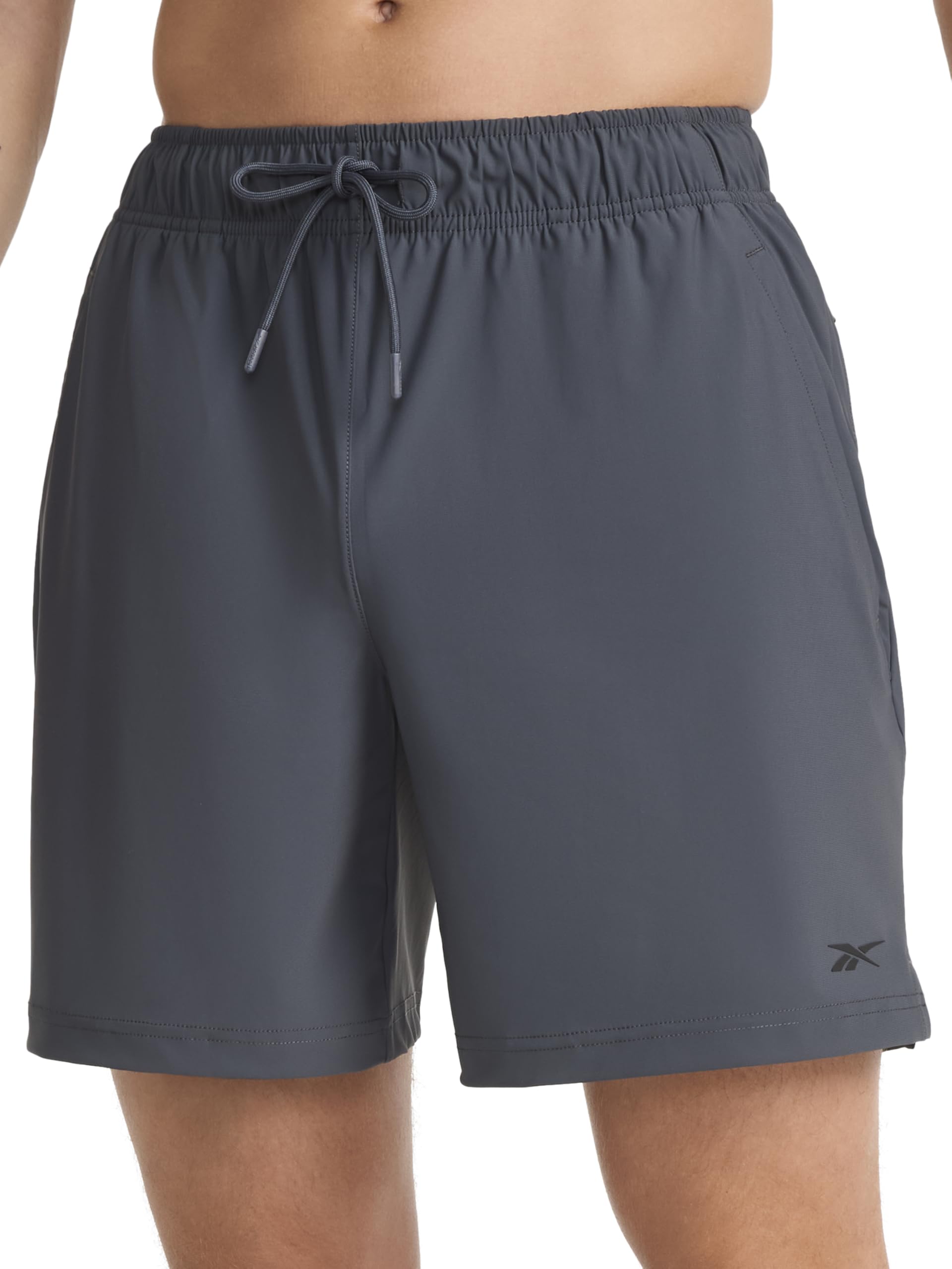 Reebok Men's Ebony Apparel Pace Training 7” Short, Medium