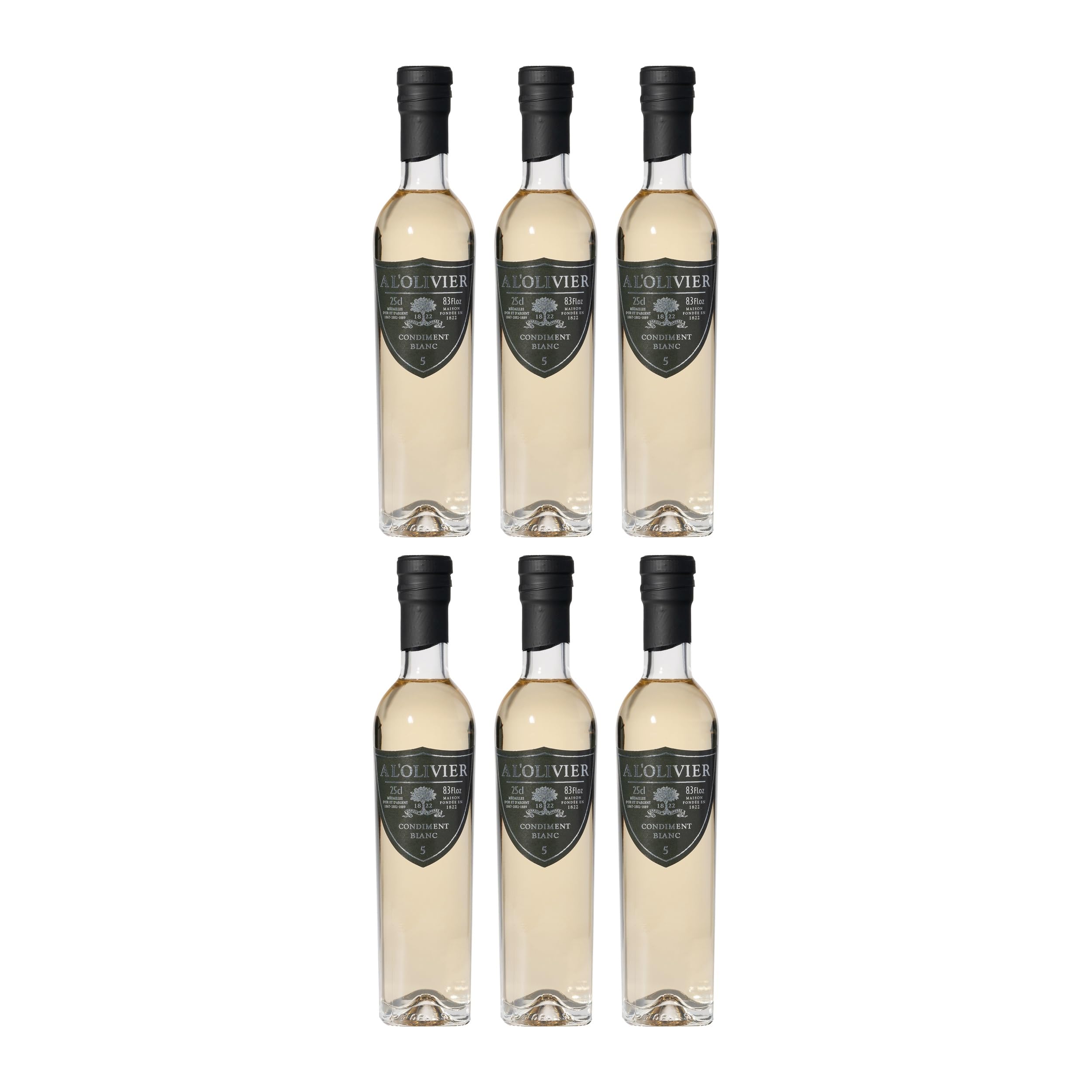 À l'Olivier Weisser Balsamico Essig Frankreich inkl. FeinWert E-Book (6 x 0.25 l)