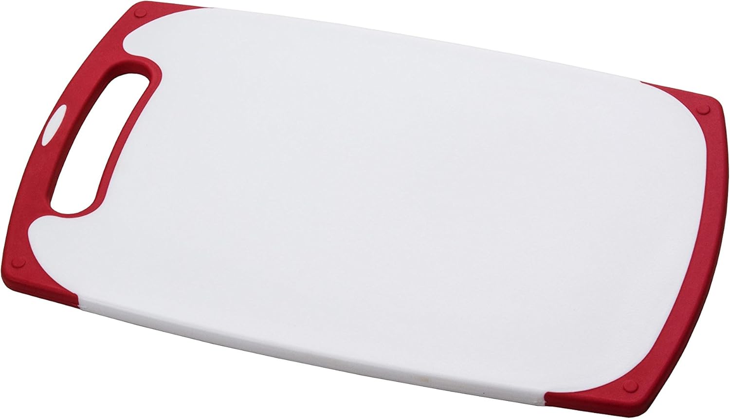 84065 6 Piece and White Ceramic Knife and Tool Set, Red