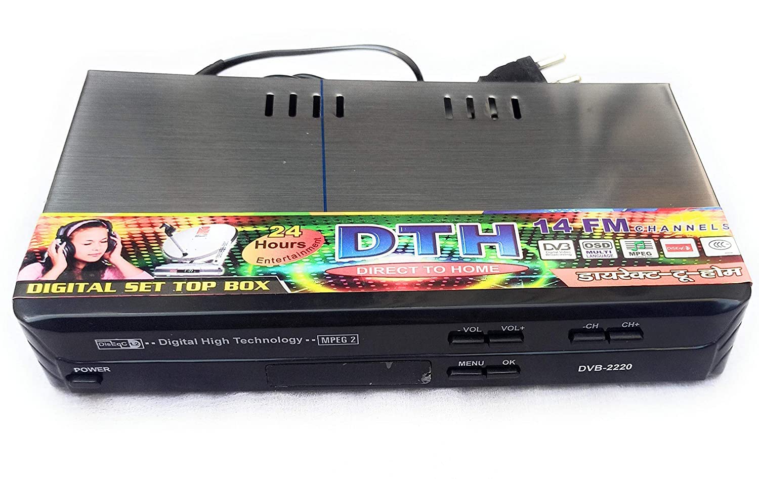 Sayeny DTH Digital Satellite Receiver Set Top Box d2h Direct to Home