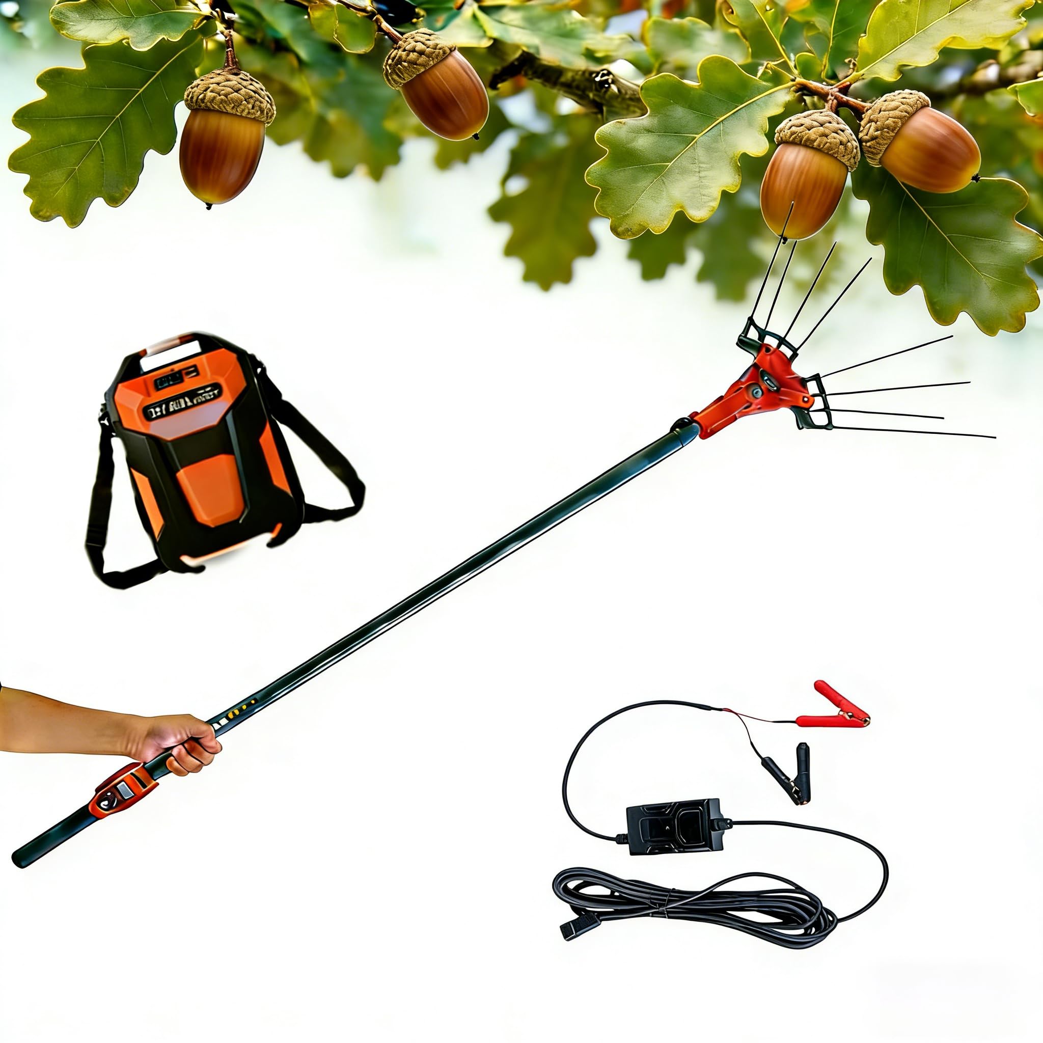 Strumento raccoglifrutta regolabile, 6600 giri/min, 120 kg/ora, per mele, mango, avocado