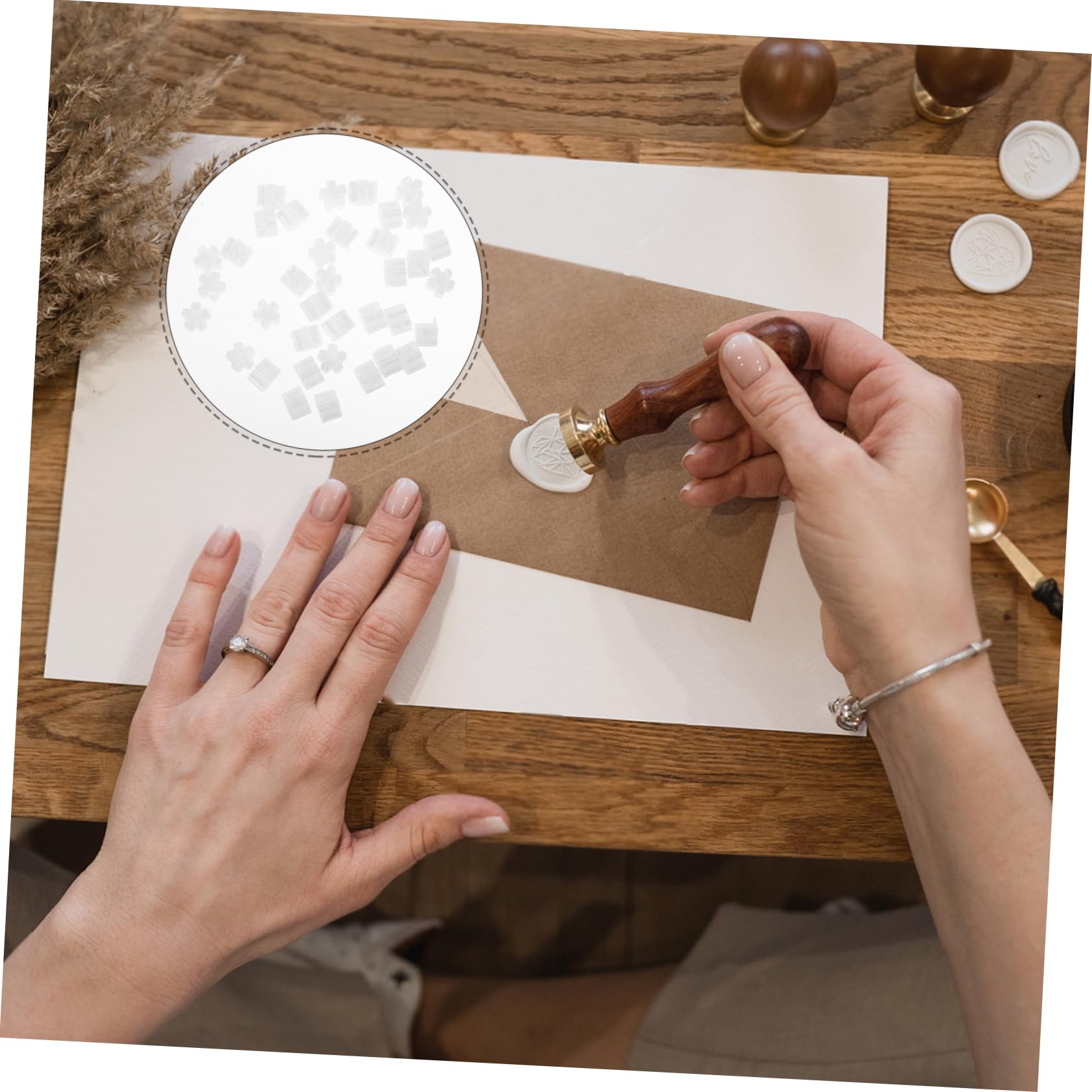 Tofficu 5 Kisten Wachspellets versiegeln Perlen Wachswärmer goldenes Wachssiegel Kits für Wachssiegel Stempel Briefmarke DIY Bastelwachsperle Briefsiegel aus Wachs Feuerfarbe Wachspartikel