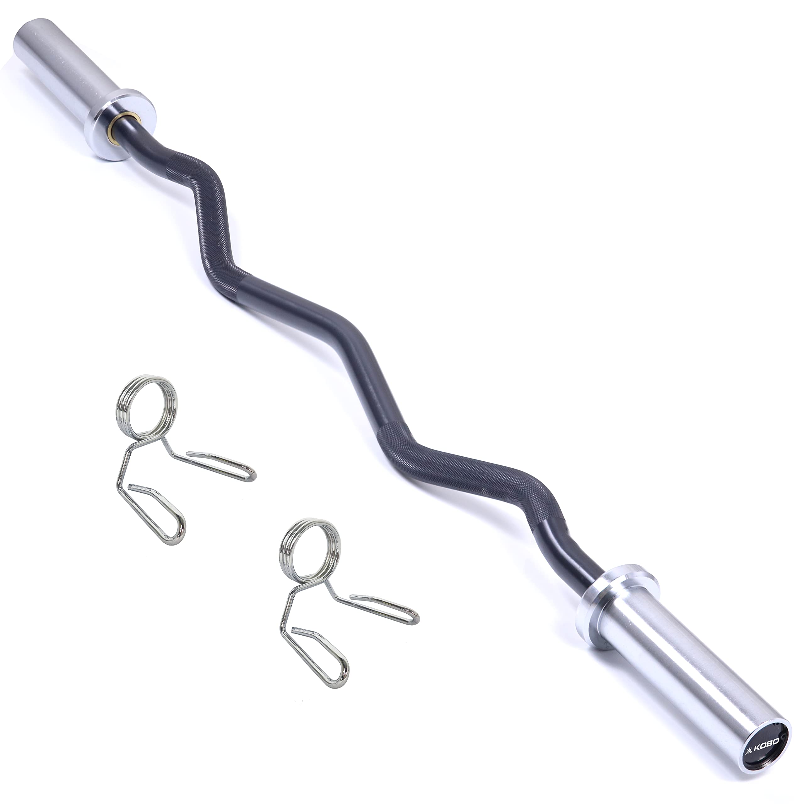 Kobo EZ Curl 47 Inches Olympic Weight Lifting Bar Black Zinc Coated (IMPORTED) (B09TPL6C32) Amazon Price History, Amazon Price Tracker